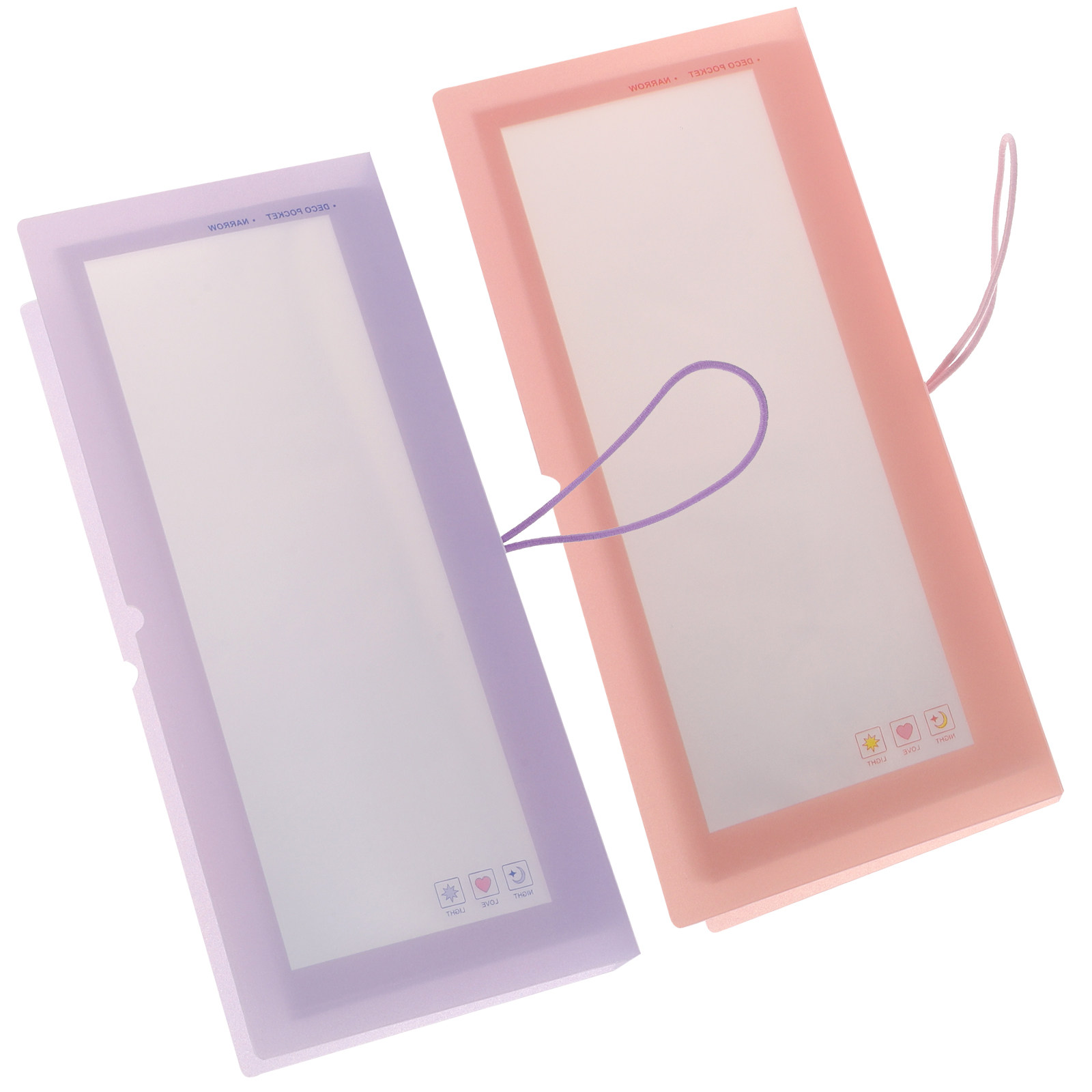 Stationery Books - 2 ชิ้น อัลบั้มเก็บของใส สมุดจัดระเบียบสติกเกอร์ สำหรับเก็บสะสมสติกเกอร์และเครื่องเขียน สมุดจัดแสดงสติกเกอร์