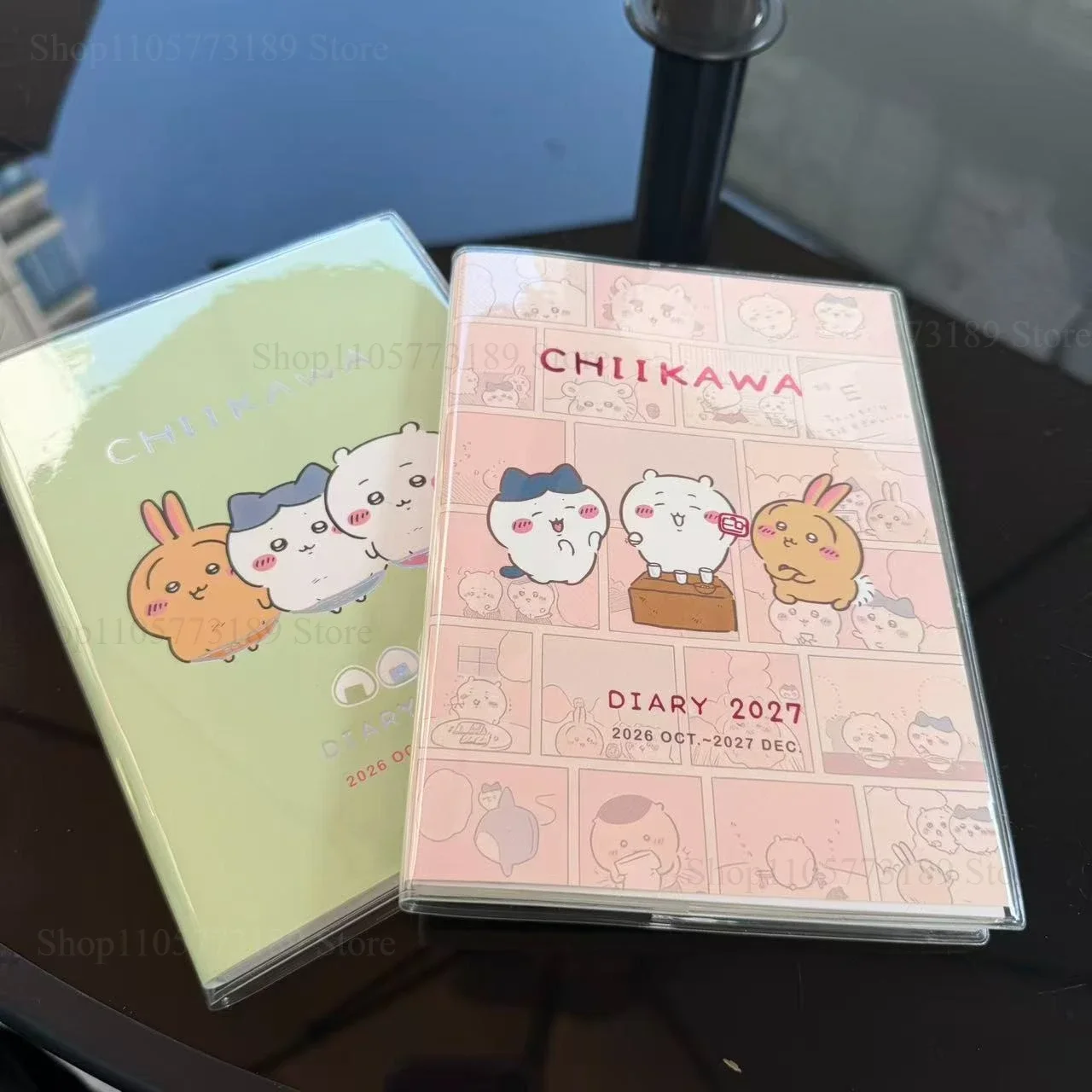 Stationery Books - ชิอิคาวะ 2027 แพลนเนอร์รายสัปดาห์และรายเดือน สมุดไดอารี่การ์ตูน สมุดจดตารางเวลา อุปกรณ์เครื่องเขียนสำหรับโรงเรียนและสำนักงาน