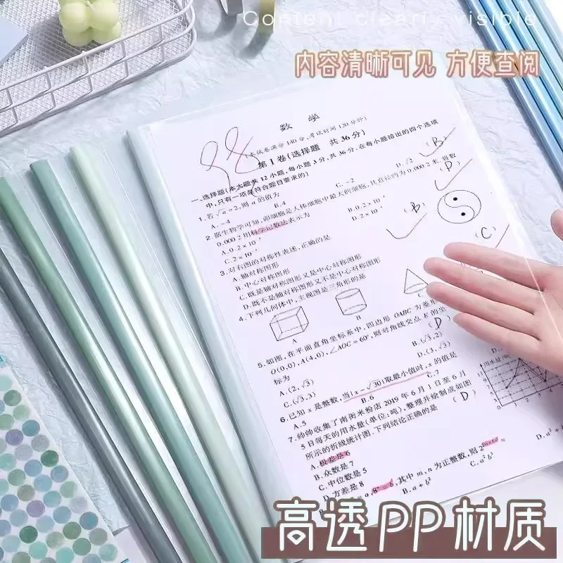 Stationery Books - คลิปหนีบหนังสือแบบหนา, แผ่นใสสำหรับใส่หนังสือ, คลิปหนีบกระดาษ, คลิปหนีบหนังสือแบบยึดติดสำหรับใช้ในสำนักงาน