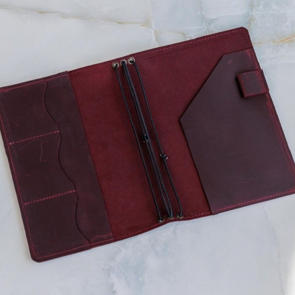 สมุดโน้ตแบบเติมไส้ได้ ปกสมุดโน - Vintage Leather Journal Notebook บทวิจารณ์และราคา