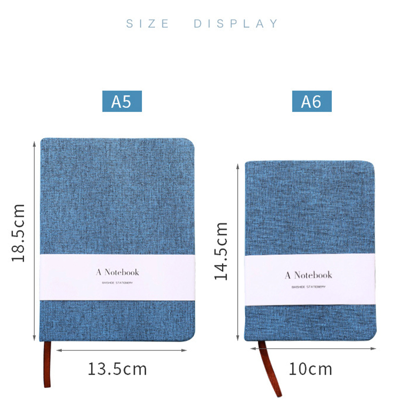 สมุดปกผ้า A5 A6 แบบผสม หน้าเปล - Vintage Leather Journal Notebook บทวิจารณ์และราคา