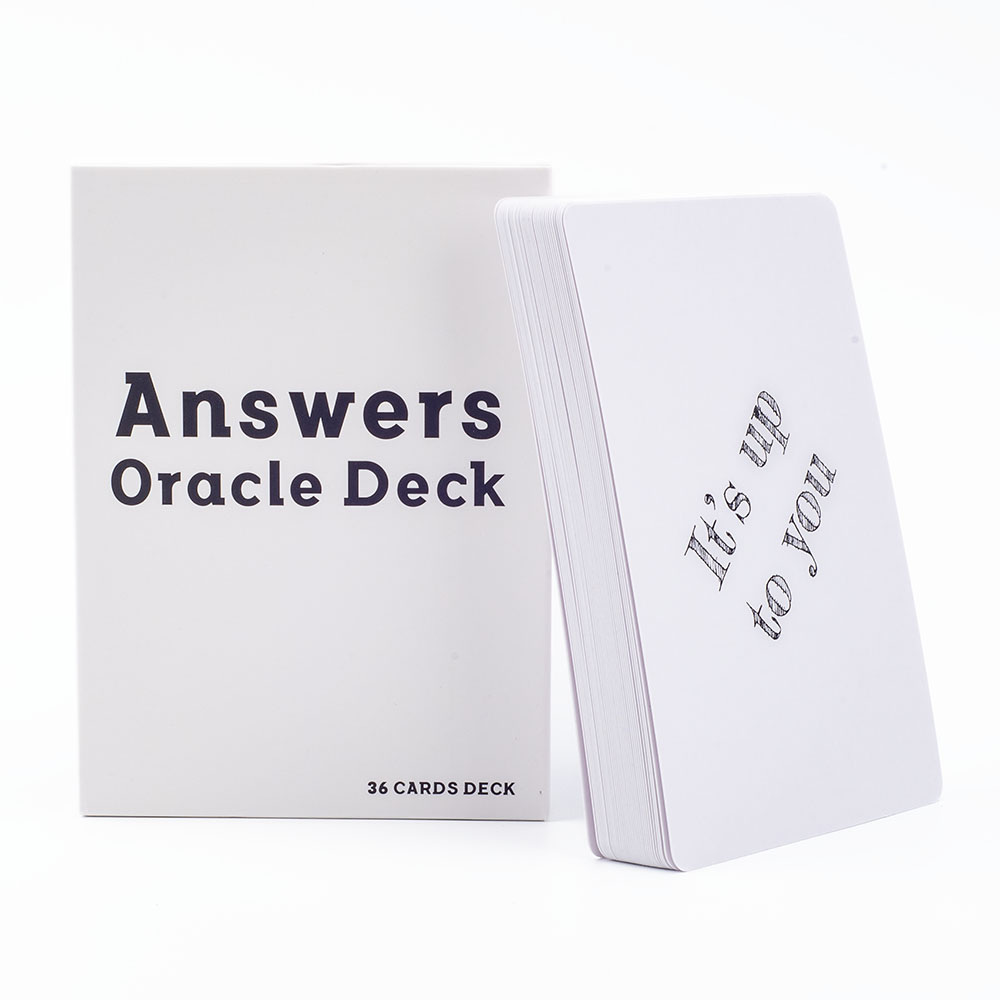 คําตอบ Oracle Deck 36 การ์ดข้อ - Tarot Deck With Guidebook บทวิจารณ์และราคา