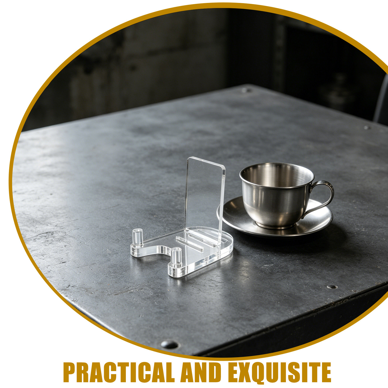 แท่นวางจานอะคริลิกใส ขนาด 5 นิ - Clear Acrylic Book Stand Holder บทวิจารณ์และราคา