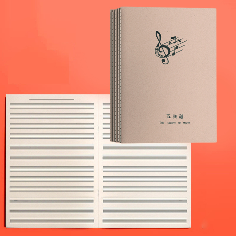 สมุดฝึกดนตรี 18 แผ่น สมุดโน้ตเ - Blank Sheet Music Notebook บทวิจารณ์และราคา