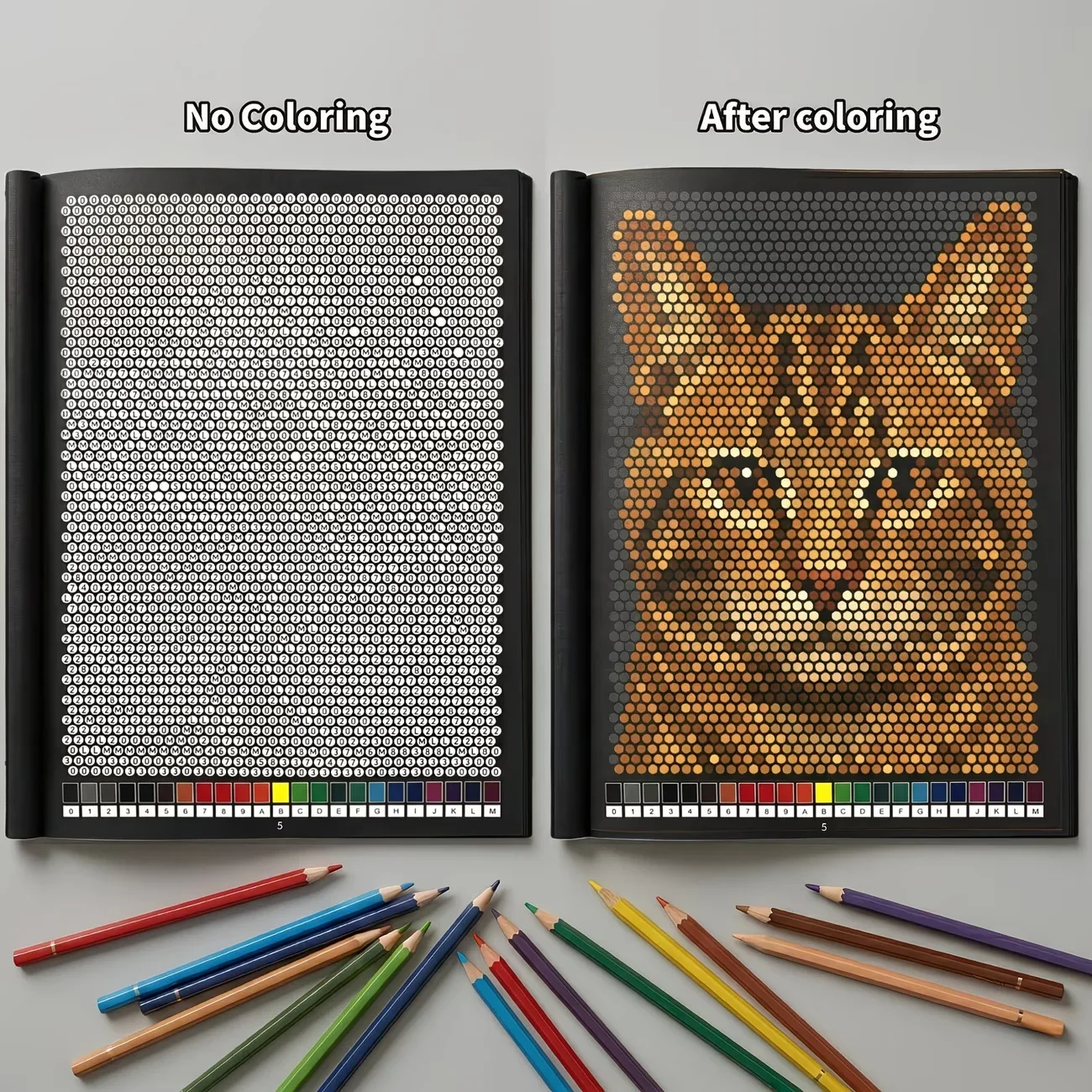 สมุดระบายสีโมเสคปริศนาตามตัวเล - Adult Coloring Book Stress Relief บทวิจารณ์และราคา