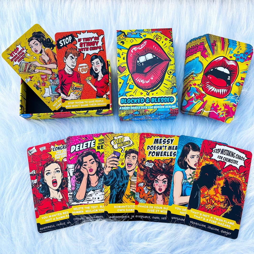 ชุดไพ่ 54 ใบ ขนาด 13x8 ซม. BLO - Tarot Deck With Guidebook บทวิจารณ์และราคา