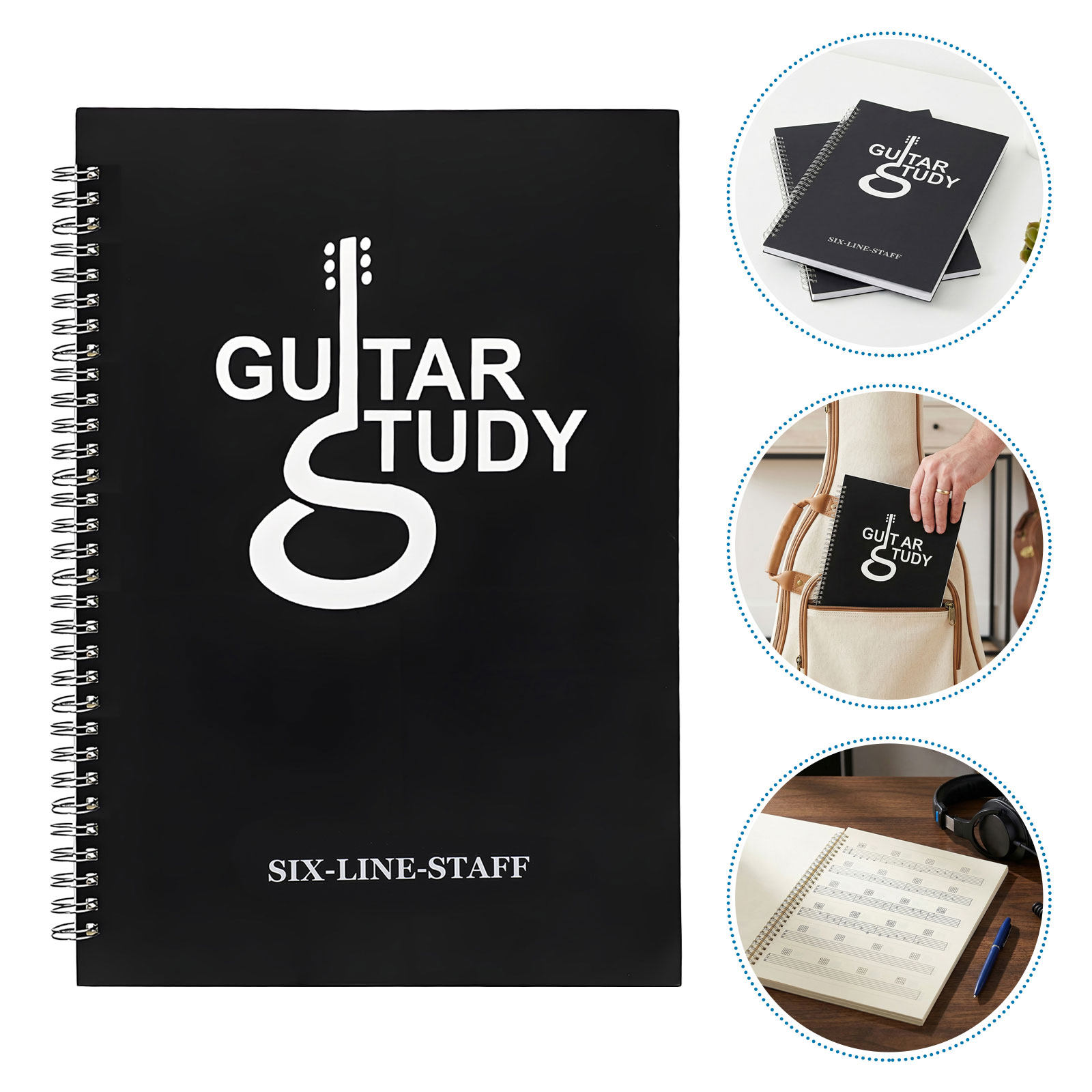 2 ชิ้น สมุดโน้ตเพลงกีตาร์ 6 สา - Blank Sheet Music Notebook บทวิจารณ์และราคา