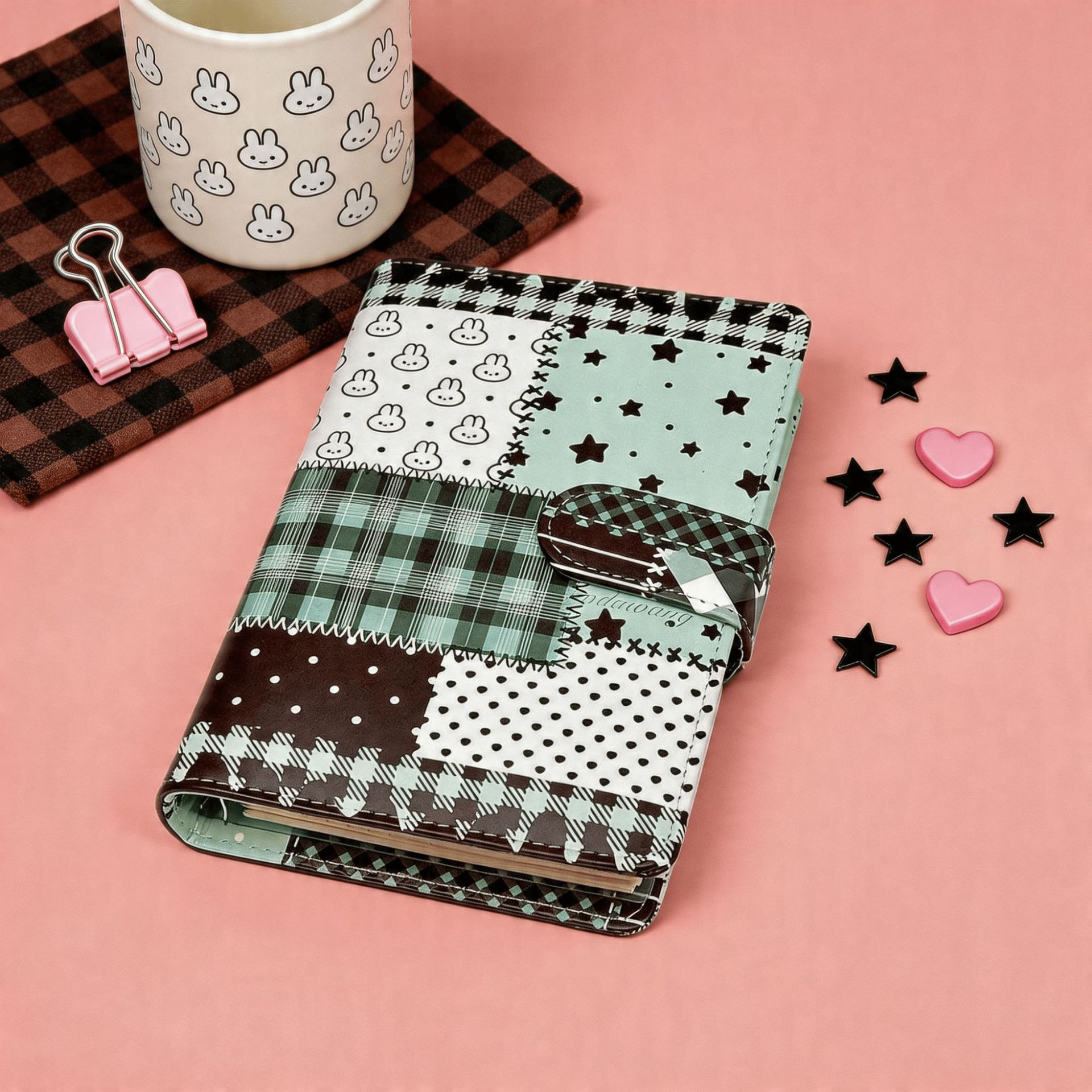 สมุดโน้ตแบบสันเย็บสีเขียว A6 ส - Blank Sheet Music Notebook บทวิจารณ์และราคา