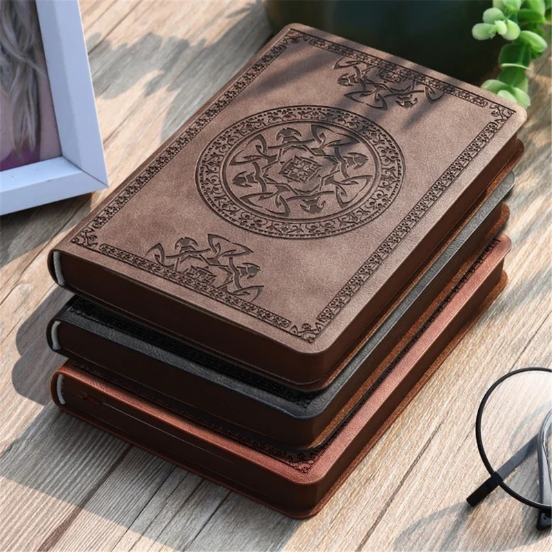 สมุดบันทึกหนังวินเทจแบบพกพาใหม - Vintage Leather Journal Notebook บทวิจารณ์และราคา