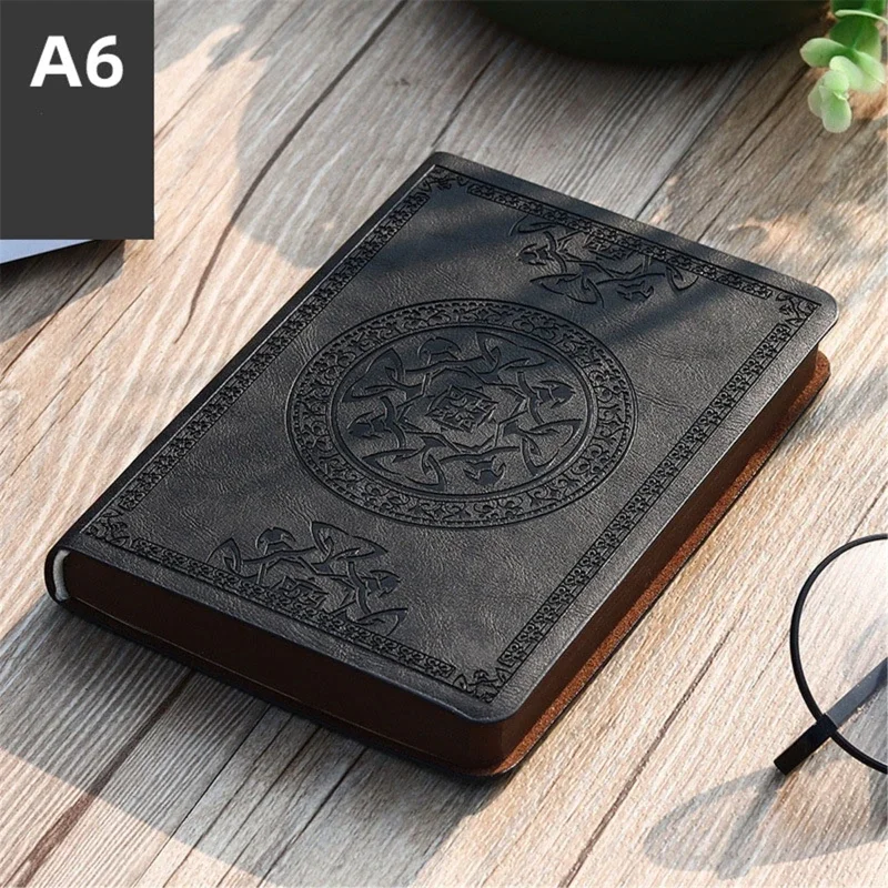 สมุดบันทึกหนังวินเทจแบบพกพาใหม - Vintage Leather Journal Notebook บทวิจารณ์และราคา