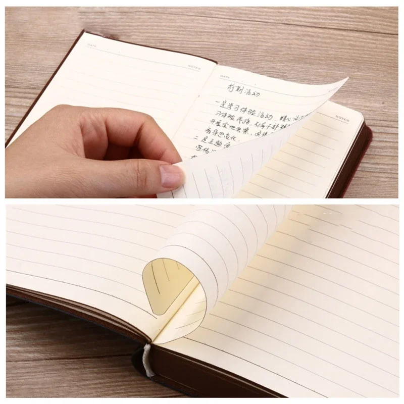 สมุดบันทึกหนังวินเทจแบบพกพาใหม - Vintage Leather Journal Notebook บทวิจารณ์และราคา